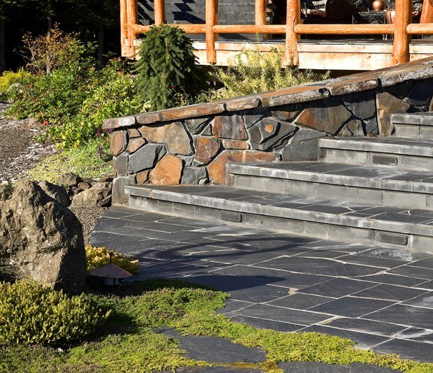 Slate Pavers Cost & Benefits Slate Patio